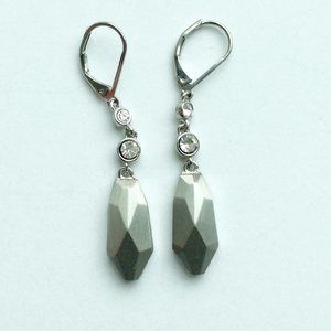 Givenchy Faceted Teardrop Earrings